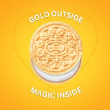 Classic Golden Sandwich Cookies with Smooth Vanilla Creme Filled – Individually Wrapped for Freshness, Pack of 4