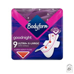 Linenvale Bodyform Goodnight Ultra Extra Large Pads with Wings Pack of 4x9 (36 Pads)