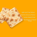 Cream Crackers Original – Classic Crisp & Light Snack Biscuits, 8 Packs per Box, Pack of 2