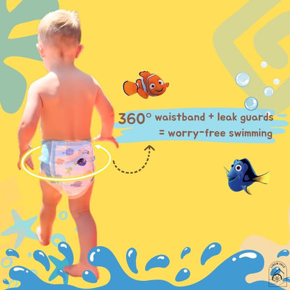 Huggies Little Swimmers Swim Pants for Babies Size 3-4 (10-17 kg) 12 Swim Pants Pack of 2