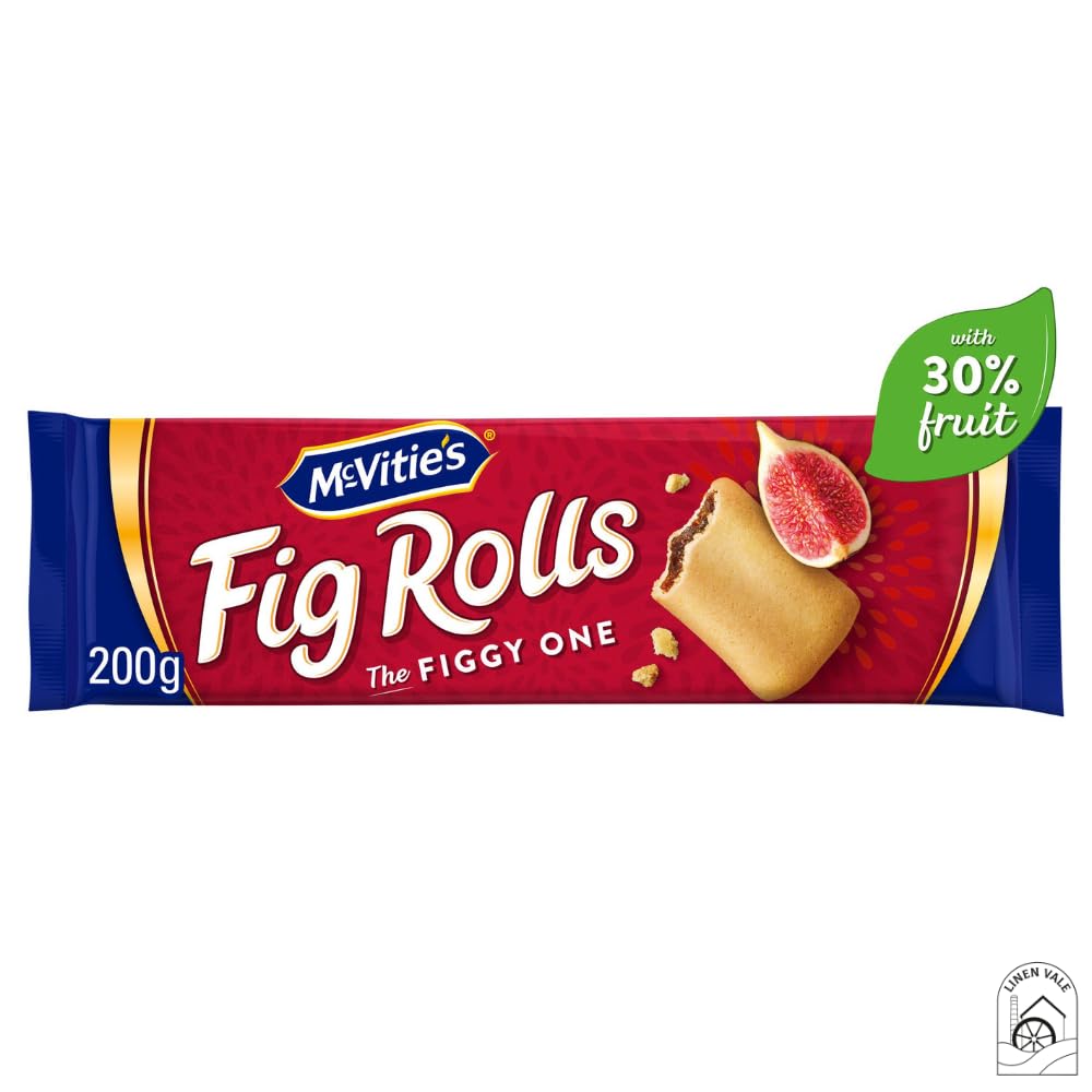 McVities Fruit Fig Rolls Biscuits Pack of 3, 200g