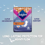 Bodyform Maxi Long Regular Flow Sanitary Towels, Pack of 4 (14 Towels)