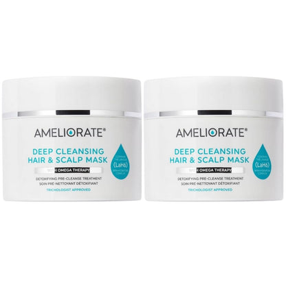 Deep Cleansing Hair & Scalp Mask Omega Therapy Detoxifying Treatment, 225ml (Pack of 2)