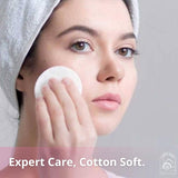 Expert Cotton Rounds – 70 Count - Gentle & Absorbent for All Skin Types (Pack of 3)