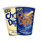Chocolate Dipping Mini Bundle - Chocolate Dips 3x28g & Milk Dips 3x28g - Melted Milk & Chocolate with Biscuit Sticks