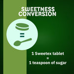 Sweetex Sugar Free, Calorie Free Sweetener Tablets, Convenient Pocket Size Dispenser, Pack of 4, Total of 4800 Tablets