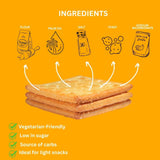 Cream Crackers Original – Classic Crisp & Light Snack Biscuits, 8 Packs per Box, Pack of 2