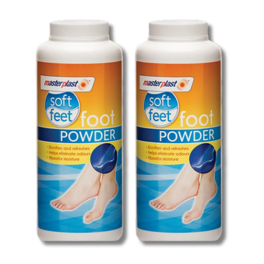 Foot Powder Talc Soothes Refreshes Eliminates Odour Soft Feet - 170g, Pack of 2