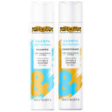 Smooth Hair Shampoo & Conditioner Set – Frizz Control & Moisture Boost for Dry Hair, Strengthening Formula – 2 x 250ml