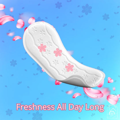 Carefree Cotton Feels Comfort, Dryness, Freshness Soft & Cotton Normal Size Fresh Scent Pantyliners 56 Pieces (Pack of 2)