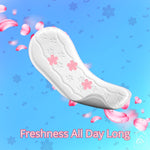 Carefree Cotton Feels Comfort, Dryness, Freshness Soft & Cotton Normal Size Fresh Scent Pantyliners 56 Pieces (Pack of 2)
