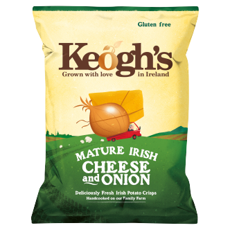 Keoghs Irish Cheese & Onion Crisps