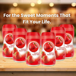 Strawberry-Flavored Low Calorie Sweetener Bundle – Sugar Substitute for Coffee, Tea & Baking – Keto Friendly, Diabetic Safe – Pack of 6 (40g Each)