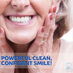 Steradant Oral Hygiene | Cleaning and Whitening Toothpaste Denture Tablets for Adults | Active Menthol Fresh & Active Mint Plus