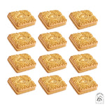 Hill Custard Vanilla Flavour Cream Sandwich Biscuits 150g x Pack of 4