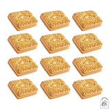 Hill Custard Vanilla Flavour Cream Sandwich Biscuits 150g x Pack of 4