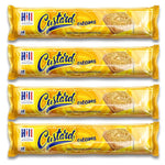 Hill Custard Vanilla Flavour Cream Sandwich Biscuits 150g x Pack of 4