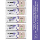 Cotton Pads – 5 Packs of 105 Rounds – Gentle, Dual-Sided Makeup Removal Pads with Ribbed and Smooth Surfaces