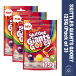 Red Skittles Fruits Giants Gooey Pack of 3 x 125g