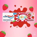 Kids Toothpaste Splash 50ml | Cavity Protection for Ages 3-8, Enamel Strengthening, Gentle Formula with Fun Flavor (Pack of 3)