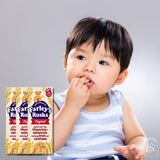 Golden Baked Goodness with Farley's Rusks Orignal Rich in Vitamins & Minerals including Iron and Calcium | Baby Cookies for 4 Months Onwards 9pcs x 3 Packs