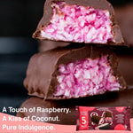 Raspberry Coconut Ruffle Bars – 5-Piece Treat Pack (4 Packs Total)