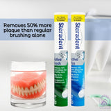 Steradant Oral Hygiene | Cleaning and Whitening Toothpaste Denture Tablets for Adults | Active Menthol Fresh & Active Mint Plus