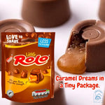 2 Packs of Little Rolo Pouch Bag - Caramel Milk Chocolate Sharing Bag, Chewy Caramel Creamy Milk Chocolate Candy with smooth Golden Toffee (103g)
