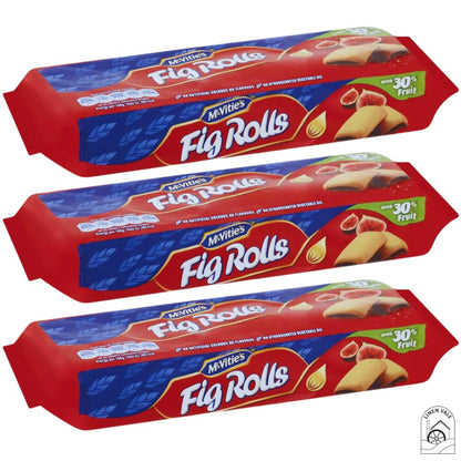 McVities Fruit Fig Rolls Biscuits Pack of 3, 200g