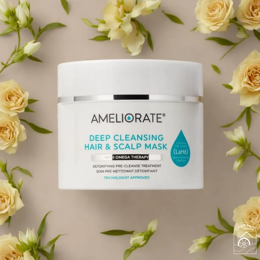 Deep Cleansing Hair & Scalp Mask Omega Therapy Detoxifying Treatment, 225ml (Pack of 2)