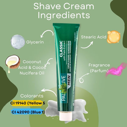 Men's Shaving Cream Classic 100ml x Pack of 6
