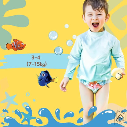 Huggies Little Swimmers Swim Pants for Babies Size 3-4 (10-17 kg) 12 Swim Pants Pack of 2