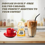 The Skinny Food Coffee Flavour Vegan Syrup Bundle Pack - Salted Caramel, French Vanilla & Hazelnut Praline Concentrate with sweetener 60ml x Pack of 3
