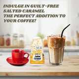 The Skinny Food Coffee Flavour Vegan Syrup Bundle Pack - Salted Caramel, French Vanilla & Hazelnut Praline Concentrate with sweetener 60ml x Pack of 3