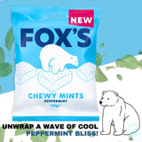 Fox's Mints Chewy Peppermint 140g (Pack of 3)