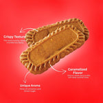 Caramel Biscuit Bundle – European-Style Coffee Cookie Treat – Caramelised Biscuits 250g (6-Pack)