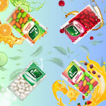 Mixed Mini Candies Flavors, Lime & Orange, Fruit Adventure, Cherry Cola, and Mint Flavor Pack of 8, 144g