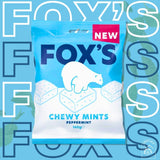 Fox's Mints Chewy Peppermint 140g (Pack of 3)
