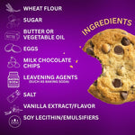 Milk Chocolate Chip Cookies Bundle – Soft & Chewy, Chocolatey Snack Pack 135g – Delicious Dessert Treats, Ideal for Sharing or Gifting, Pack of 3