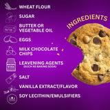 Milk Chocolate Chip Cookies Bundle – Soft & Chewy, Chocolatey Snack Pack 135g – Delicious Dessert Treats, Ideal for Sharing or Gifting, Pack of 3