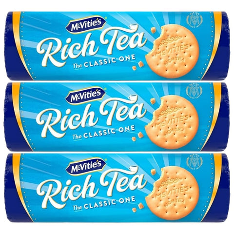 McVities Classic Rich Tea Pack of 3, 300g
