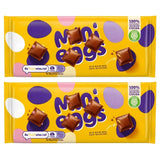 Cadburry Chocolate Bar Tablet With Micro Mini Eggs 110g, Pack of 2