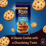 Foxs Cookie Selection - Half Coated Chunkie 175g, Triple Chunkie 180g, Milk Chunkie 180g, White Chunkie Cookie 180g, Pack of 4
