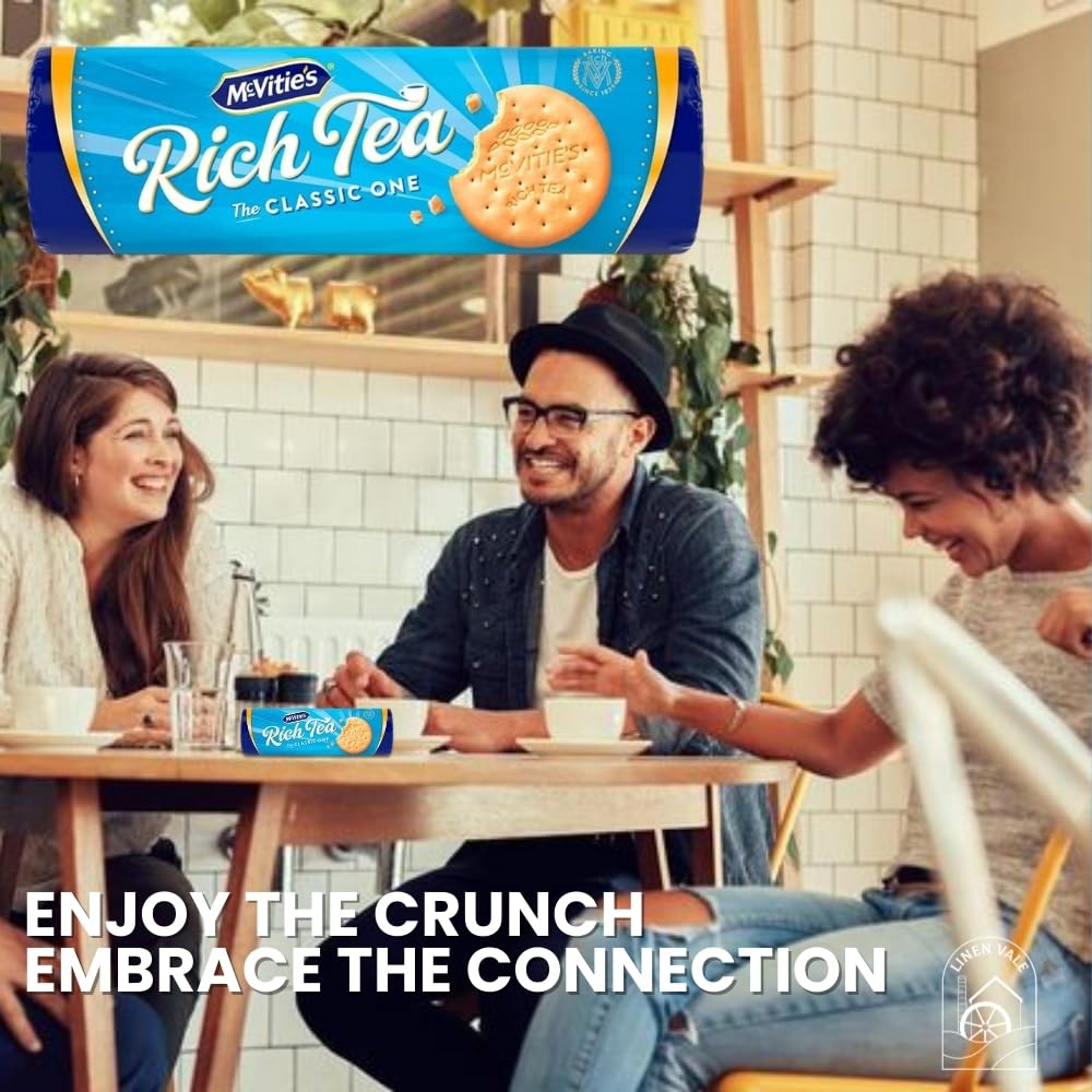McVities Classic Rich Tea Pack of 3, 300g