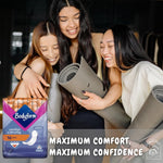 Bodyform Maxi Long Regular Flow Sanitary Towels, Pack of 4 (14 Towels)