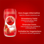 Strawberry-Flavored Low Calorie Sweetener Bundle – Sugar Substitute for Coffee, Tea & Baking – Keto Friendly, Diabetic Safe – Pack of 6 (40g Each)