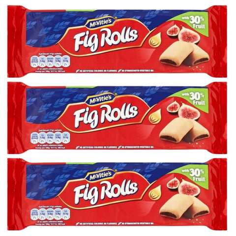 McVities Fruit Fig Rolls Biscuits Pack of 3, 200g