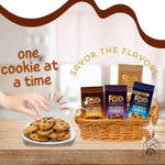 Foxs Cookie Selection - Half Coated Chunkie 175g, Triple Chunkie 180g, Milk Chunkie 180g, White Chunkie Cookie 180g, Pack of 4