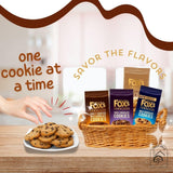 Foxs Cookie Selection - Half Coated Chunkie 175g, Triple Chunkie 180g, Milk Chunkie 180g, White Chunkie Cookie 180g, Pack of 4