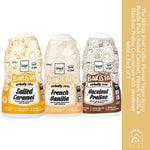 The Skinny Food Coffee Flavour Vegan Syrup Bundle Pack - Salted Caramel, French Vanilla & Hazelnut Praline Concentrate with sweetener 60ml x Pack of 3
